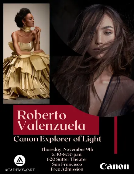 Poster for Canon Explorer of Light Event
