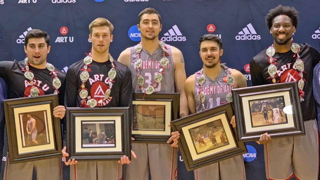 Graduating Senior Members of ART U Men's Basketball Team