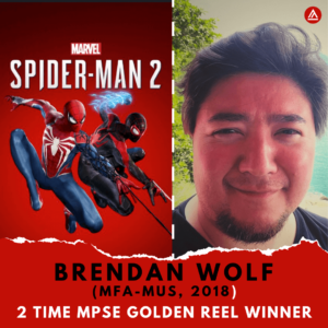Brendan Wolf wins his second MPSE (Motion Picture Sound Editors) "Golden Reel" award! 