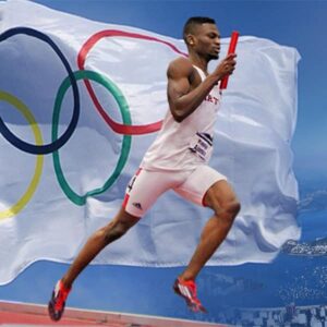 Cheering on the Academy's First Olympian