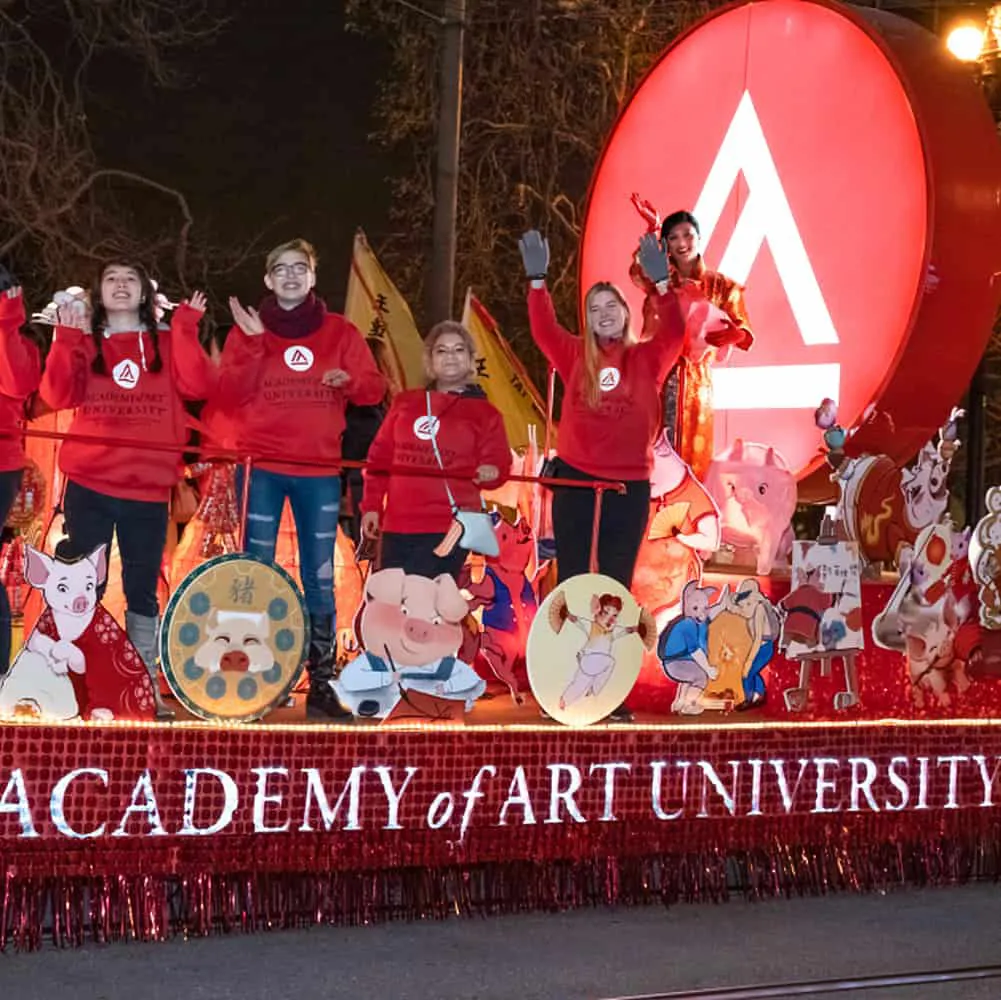 Academy of Art 2019 Chinese New Year float