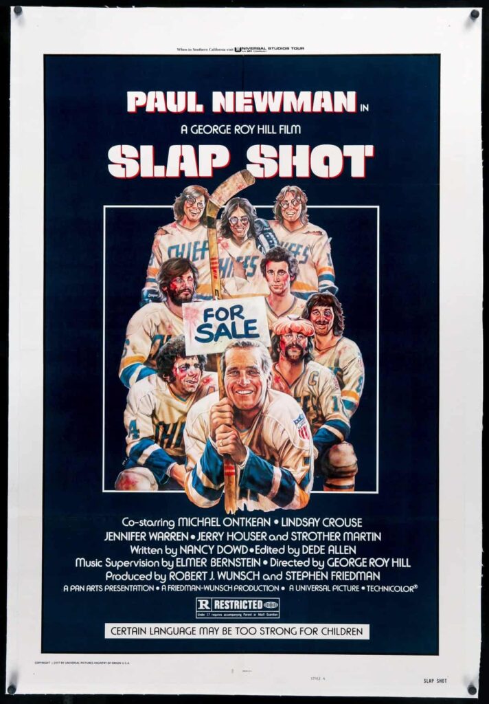 Slap Shot Movie Poster - Craig Nelson