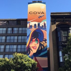 Students Add Cova Hotel Mural to SF's Public Art Cityscape