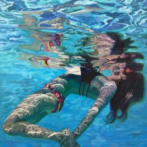 Stroke by Stroke, Spike by Spike, Artist-Athlete Pursues a Dream