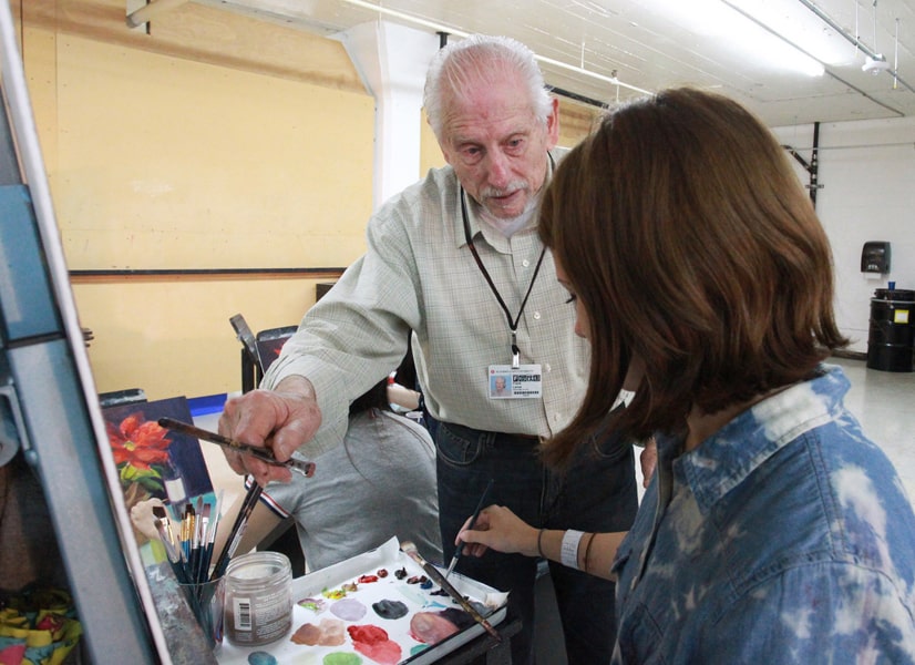 Frank Lanza Retires: Mentored Painting Students for Decades