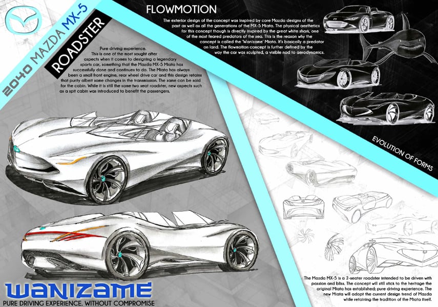 Matano Judges Competition for Mazda MX-5 25-Year Vision