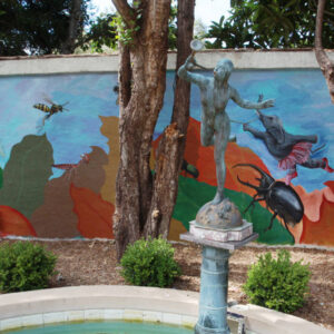 Student Muralists Go 'Through the Looking Glass'