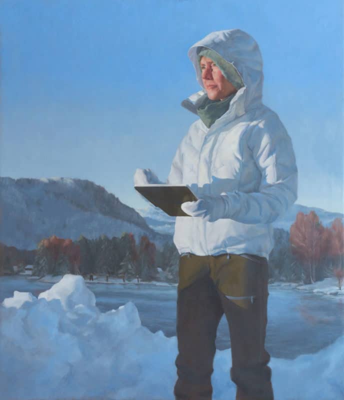 Ase Maj Hakonsbakken | Self Portrait in Winter