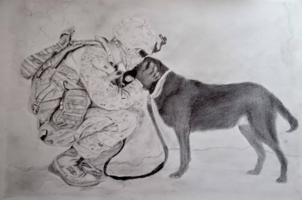 Tim Andrews Illustration Love in War